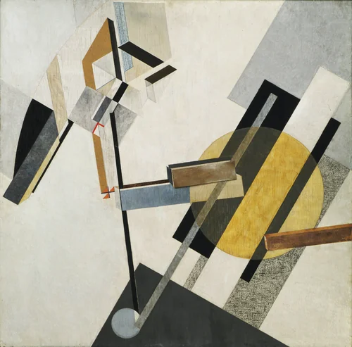 Proun 19D by El Lissitzky, painting, 1920