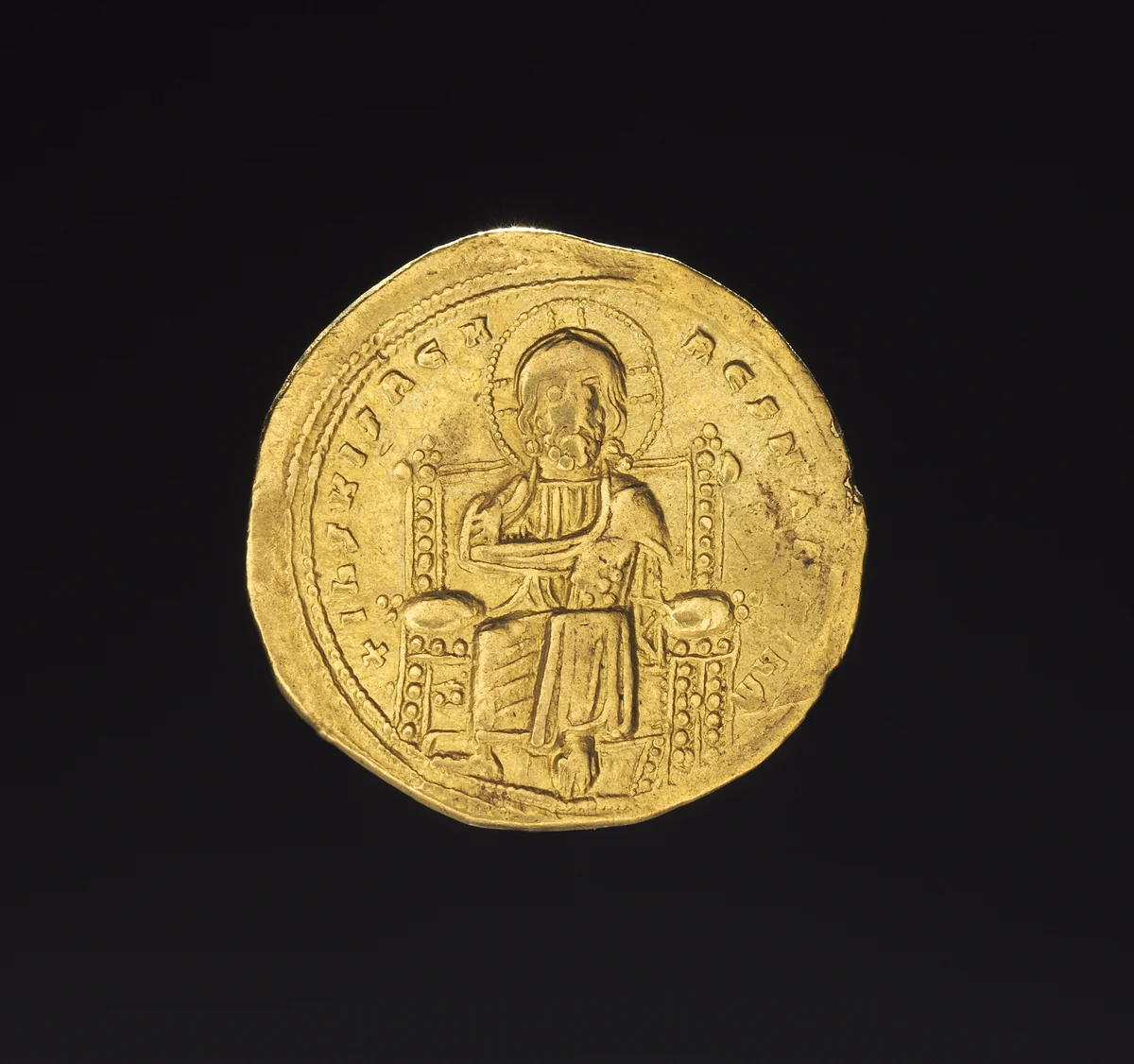 Histamenon of Romanus III by Unknown, metalwork, 1028-1034