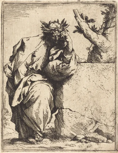 The Poet by Jusepe de Ribera, print, 1620-1621