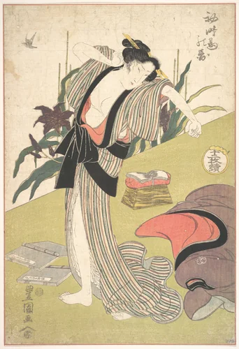 The First Visit of the Cuckoo by Utagawa Toyokuni, print, 1769-1825
