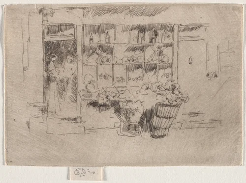 Fruit Shop by James McNeill Whistler, print, 1886