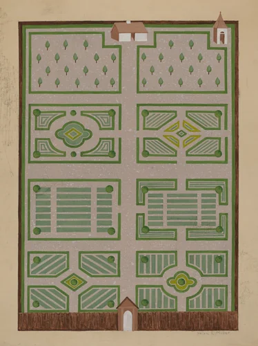 West India Company's Garden by Helen Miller, index of american design, 1936