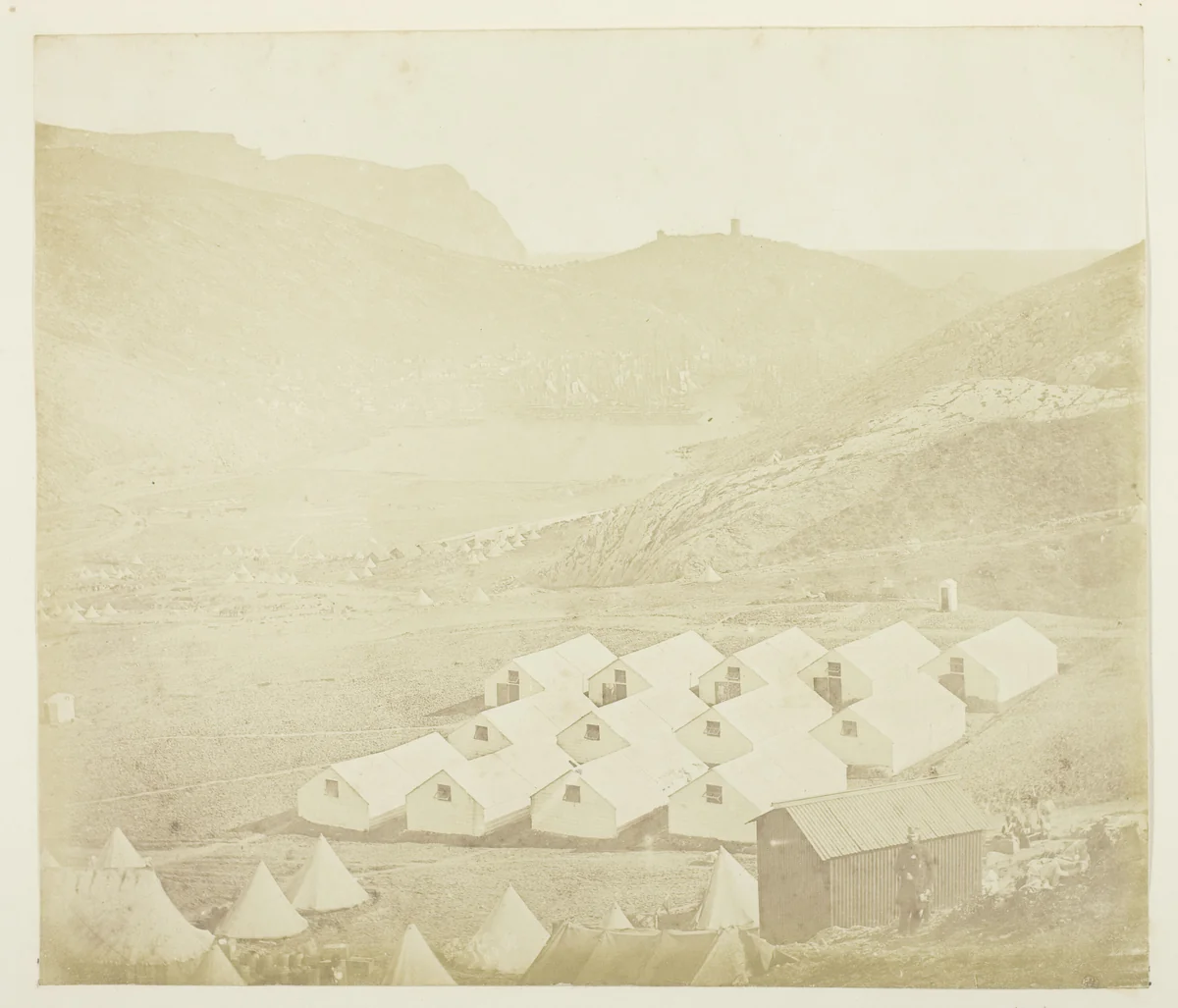 Harbour of Balaklava by James Robertson, other, 1855