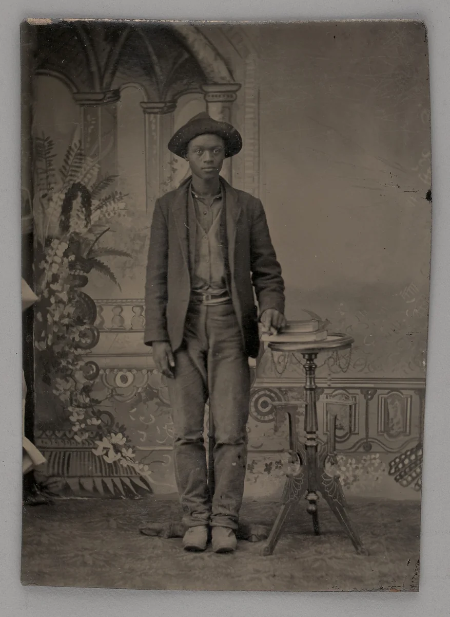 Untitled (Portrait of a Standing Man) by Unknown maker, other, 1880