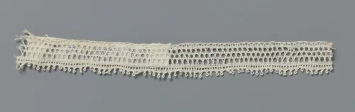Strook kloskant met Parijse grond by anonymous, other, 1800-1899