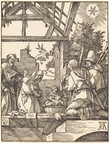 The Nativity by Albrecht Dürer, print, 1509-1510