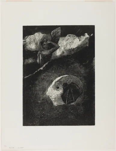 Limbo, plate four from In Dreams by Odilon Redon, print, 1879