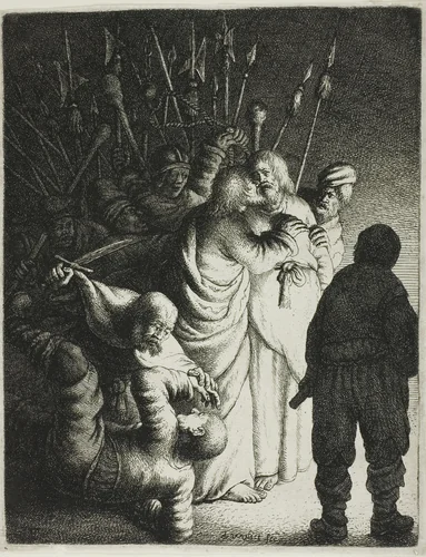 Christ Taken, from The Passion by Jan Georg van Vliet, print, 1630-1640