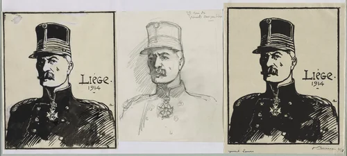 Général Leman by Auguste Louis Lepère, drawing, 1914
