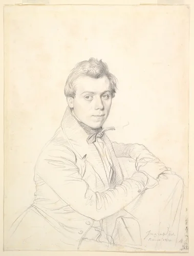 The Architect Charles-Victor Famin by Jean-Auguste-Dominique Ingres, drawing, 1836