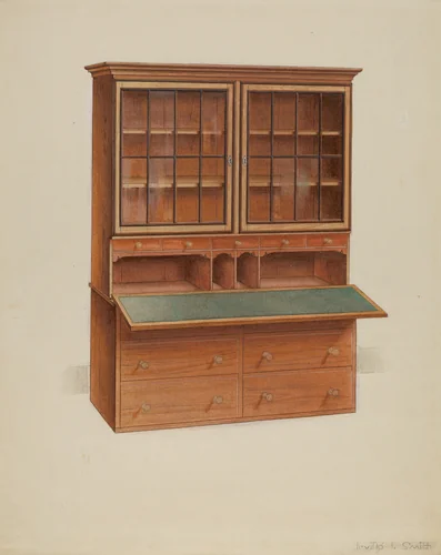 Secretary by Irving I. Smith, index of american design, 1937