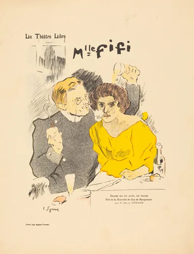 Mademoiselle Fifi by Tancrède Synave, print, 1896