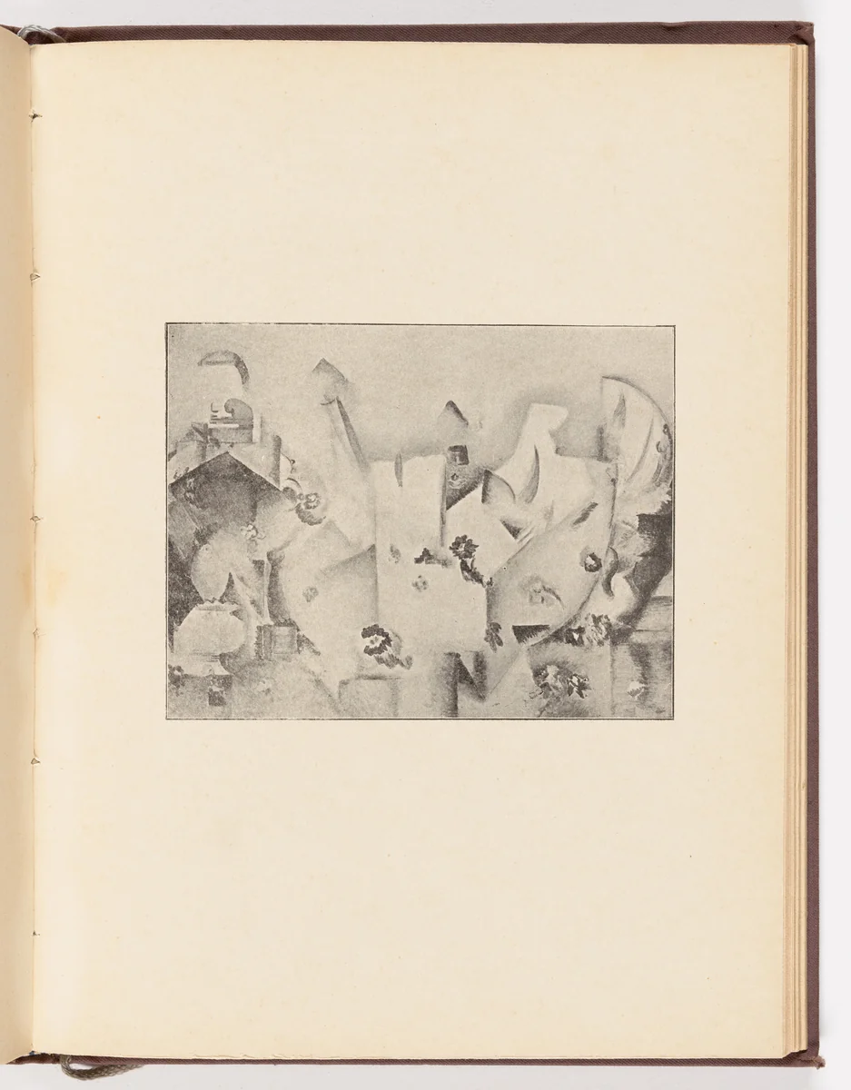 Plate (facing page 96) from Futuristy. Pervyi zhurnal' russkikh' futuristov' (Futurists: First Journal of the Russian Futurists) no. 1-2 by Alexandra Exter, illustrated book, 1914