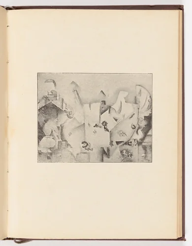 Plate (facing page 96) from Futuristy. Pervyi zhurnal' russkikh' futuristov' (Futurists: First Journal of the Russian Futurists) no. 1-2 by Alexandra Exter, illustrated book, 1914