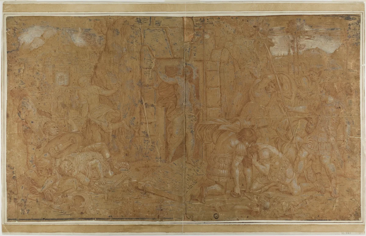 Resurrection by Raffaello Sanzio, drawing, 1500-1520