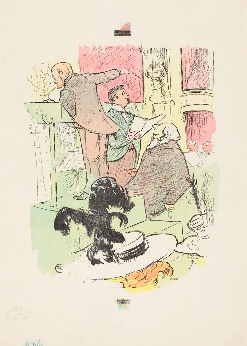 Les grands concerts de l'opera by Henri de Toulouse-Lautrec, print, 1895