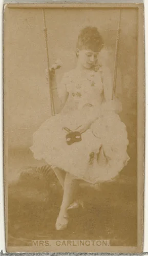 Mrs. Carlington, from the Actors and Actresses series (N145-8) issued by Duke Sons & Co. to promote Duke Cigarettes by W. Duke, Sons & Co., photograph, 1890-1895