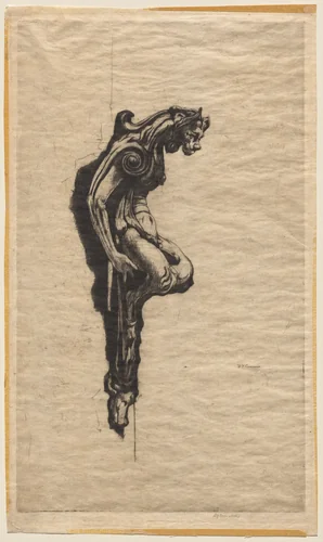 The Little Devil of Florence by David Young Cameron, print, 1907