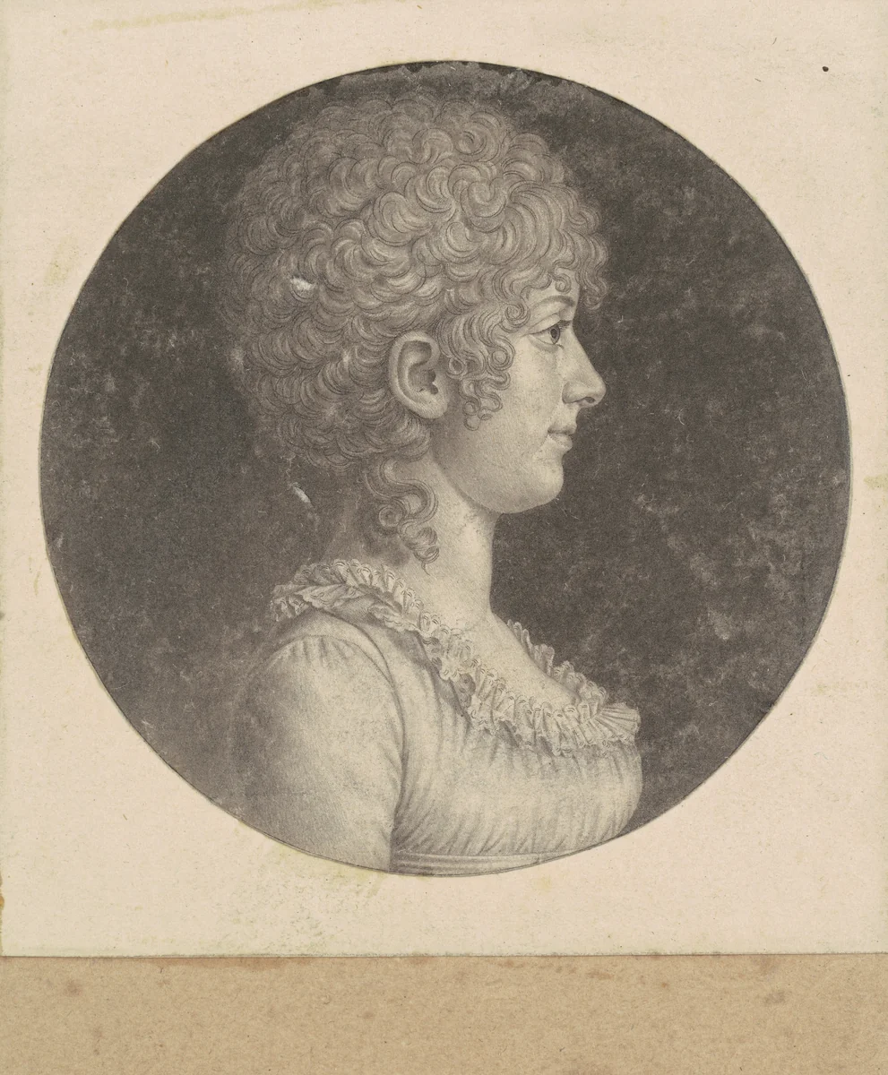 Margaret Polk by Charles B. J. Févret de Saint-Mémin, print, 1795-1805