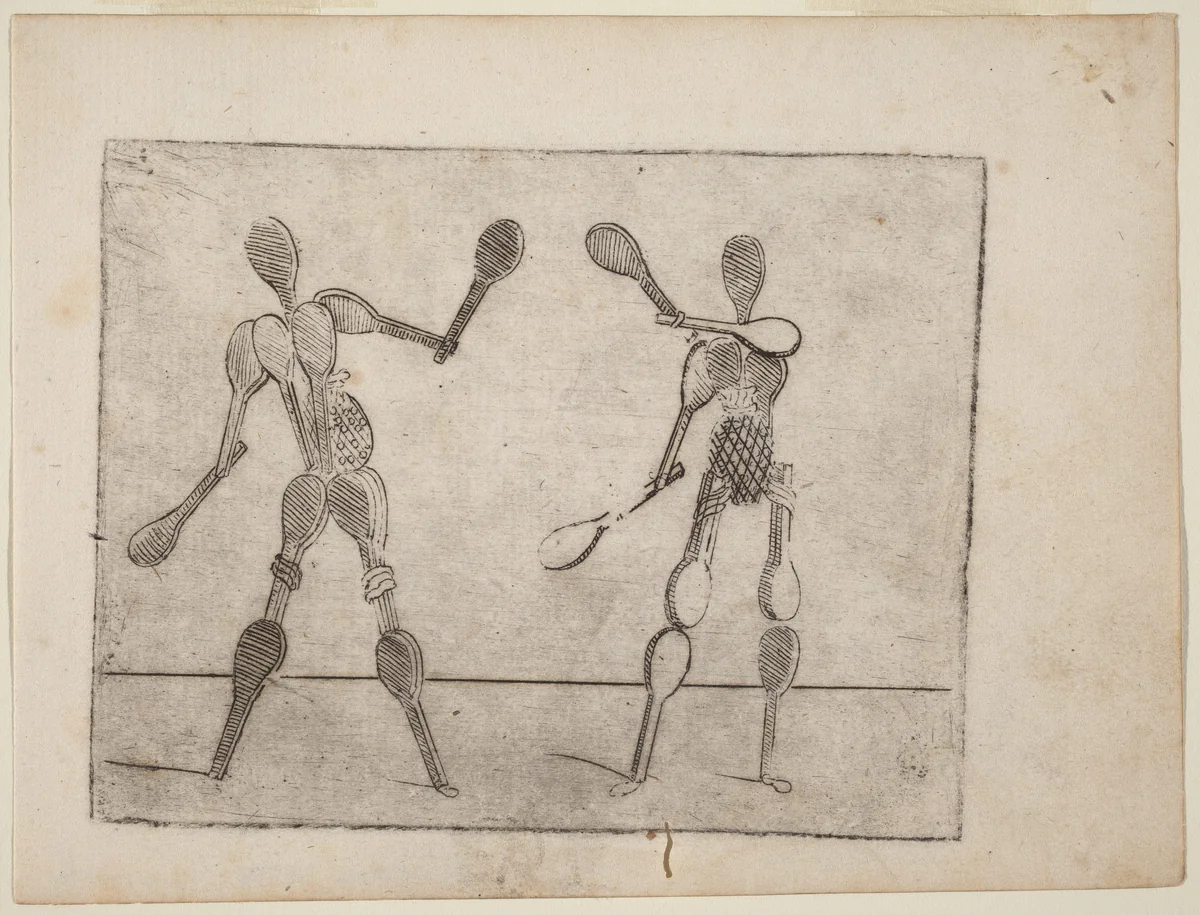 From "Bizzarie di varie Figure" by Giovanni Battista Bracelli, print, 1624