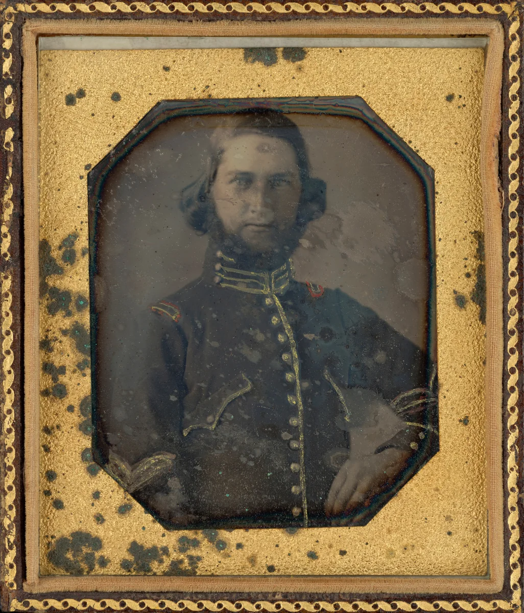 Sargent Louis Albaugh by Jacob Byerly, photograph, 1841-1852