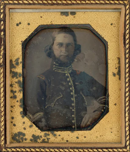 Sargent Louis Albaugh by Jacob Byerly, photograph, 1841-1852