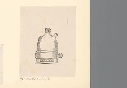 Apparaat by Isaac Weissenbruch, print, 1836-1912