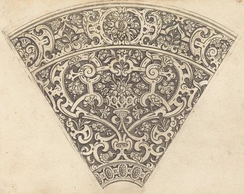 Goblet Design by Georg Wechter, print, 1526-1586