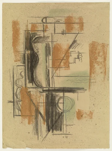 Constructive Composition by Willi Baumeister, drawing, 1921