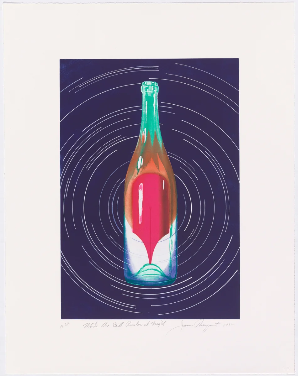 While the Earth Revolves at Night by James Rosenquist, print, 1982