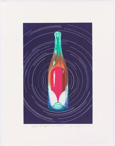 While the Earth Revolves at Night by James Rosenquist, print, 1982