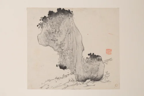 Page from the Ten Bamboo Studio Manual of Painting and Calligraphy by Hu Zhengyan, print, 1633