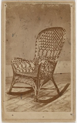 Wicker Chair by Alex V. Olszewsky, photograph, 1860-1869