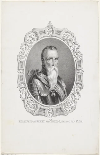 Portret van Fernando Alvarez de Toledo by anonymous, print, 1822-1845