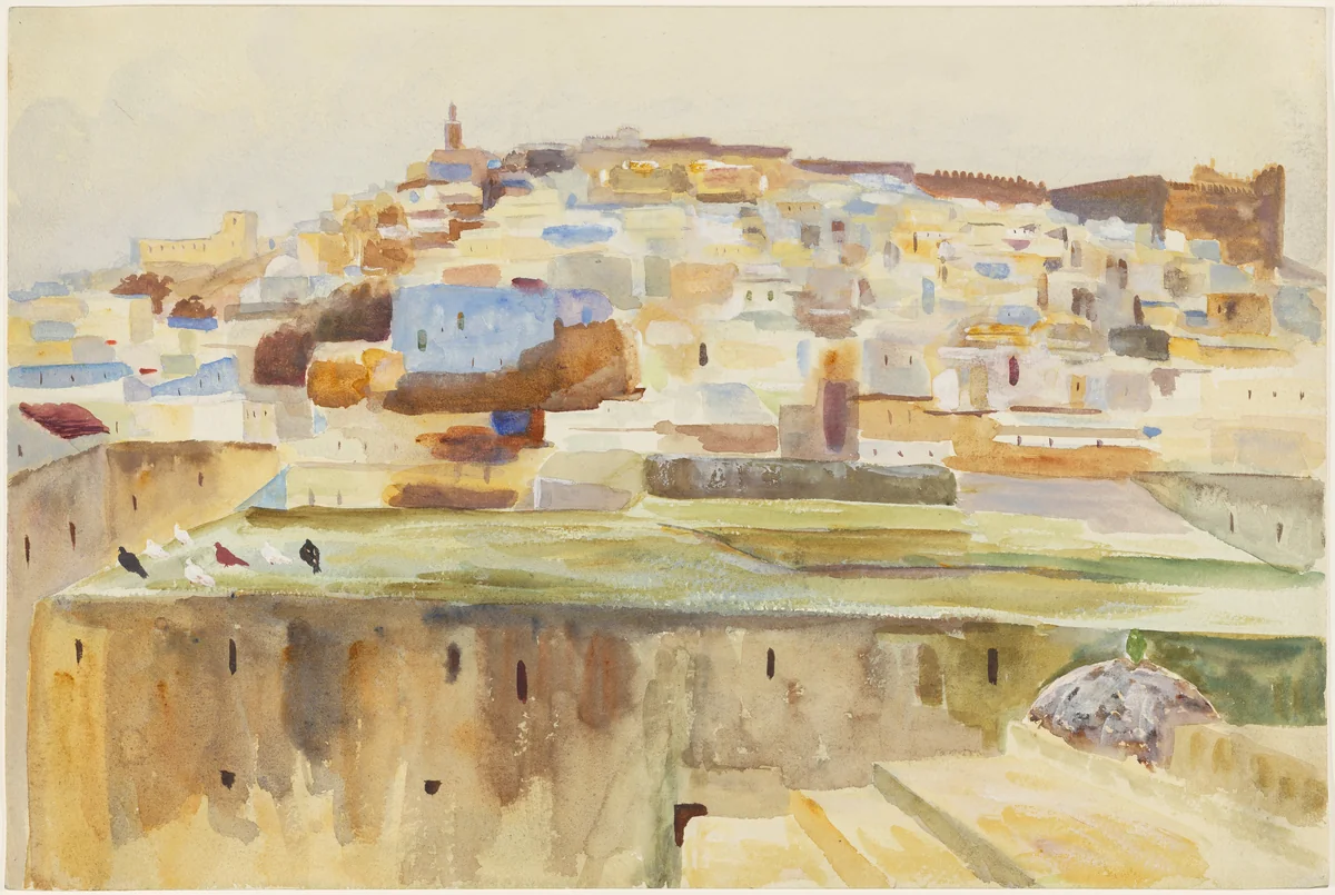 Tangier by Emily Sargent, drawing, 1900