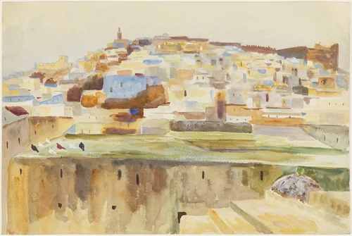 Tangier by Emily Sargent, drawing, 1900