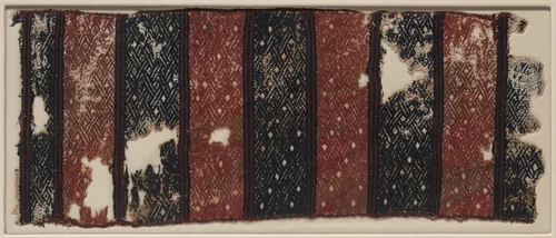 Textile Fragment with Interlace Pattern by Unknown, textile, -700--400