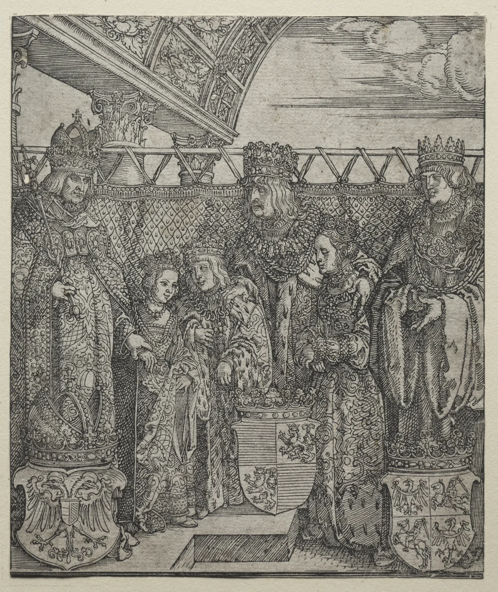 The Congress of Princes at Vienna by Albrecht Dürer, print, 1512-1515