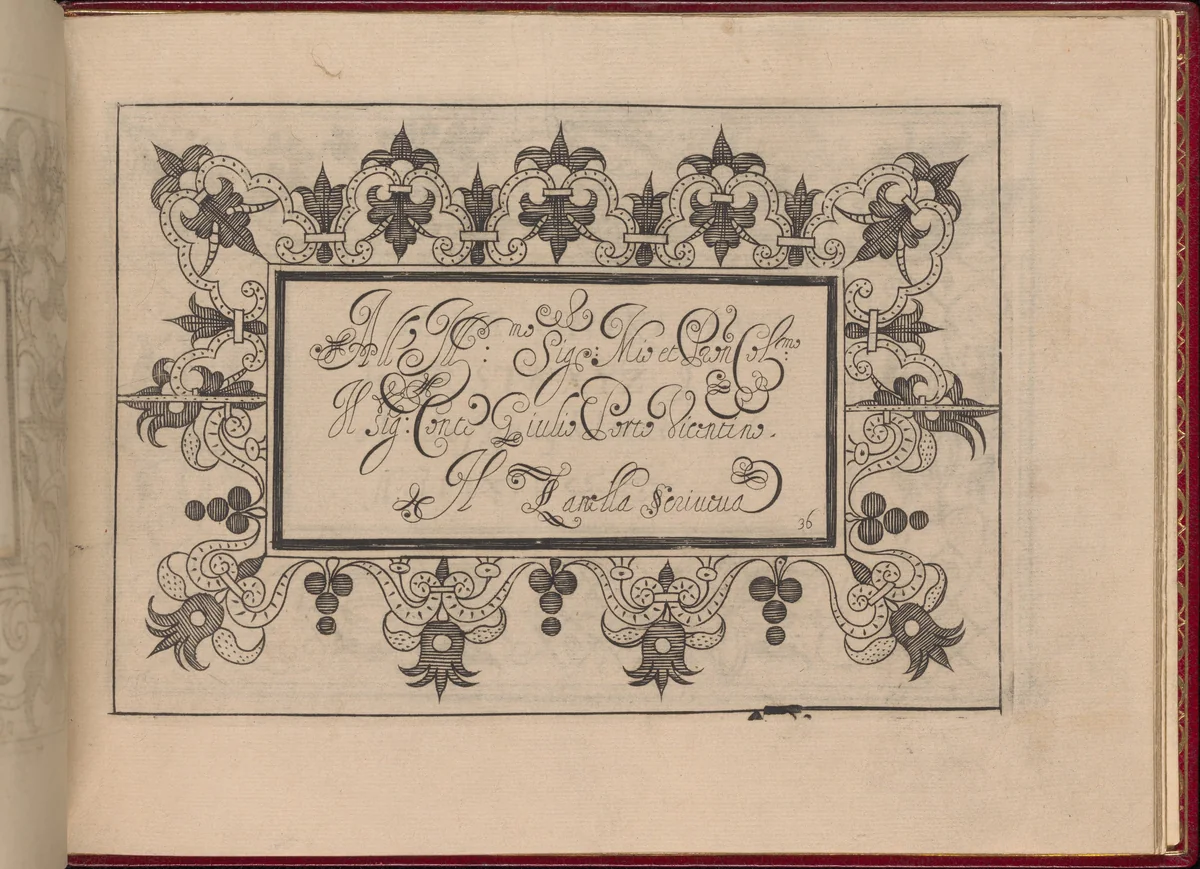Ghirlanda: Di sei vaghi fiori scielti da piu famosi Giardini d'Italia, page 44 (recto) by Pietro Paulo Tozzi, book, 1604