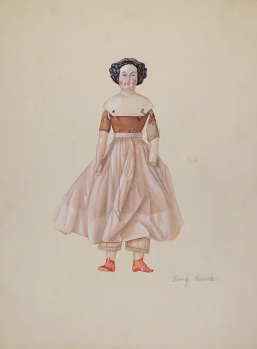 China-Headed Doll by Beverly Chichester, index of american design, 1936