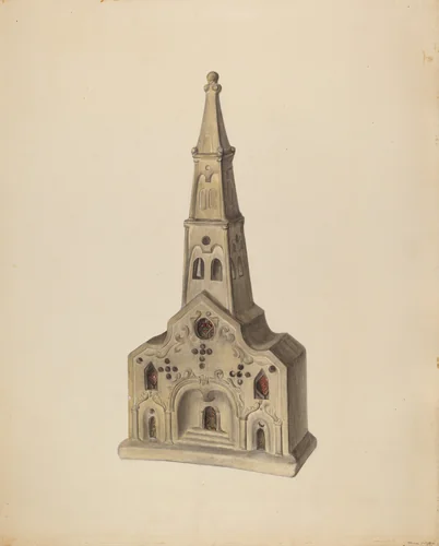 Church by Mina Lowry, index of american design, 1938