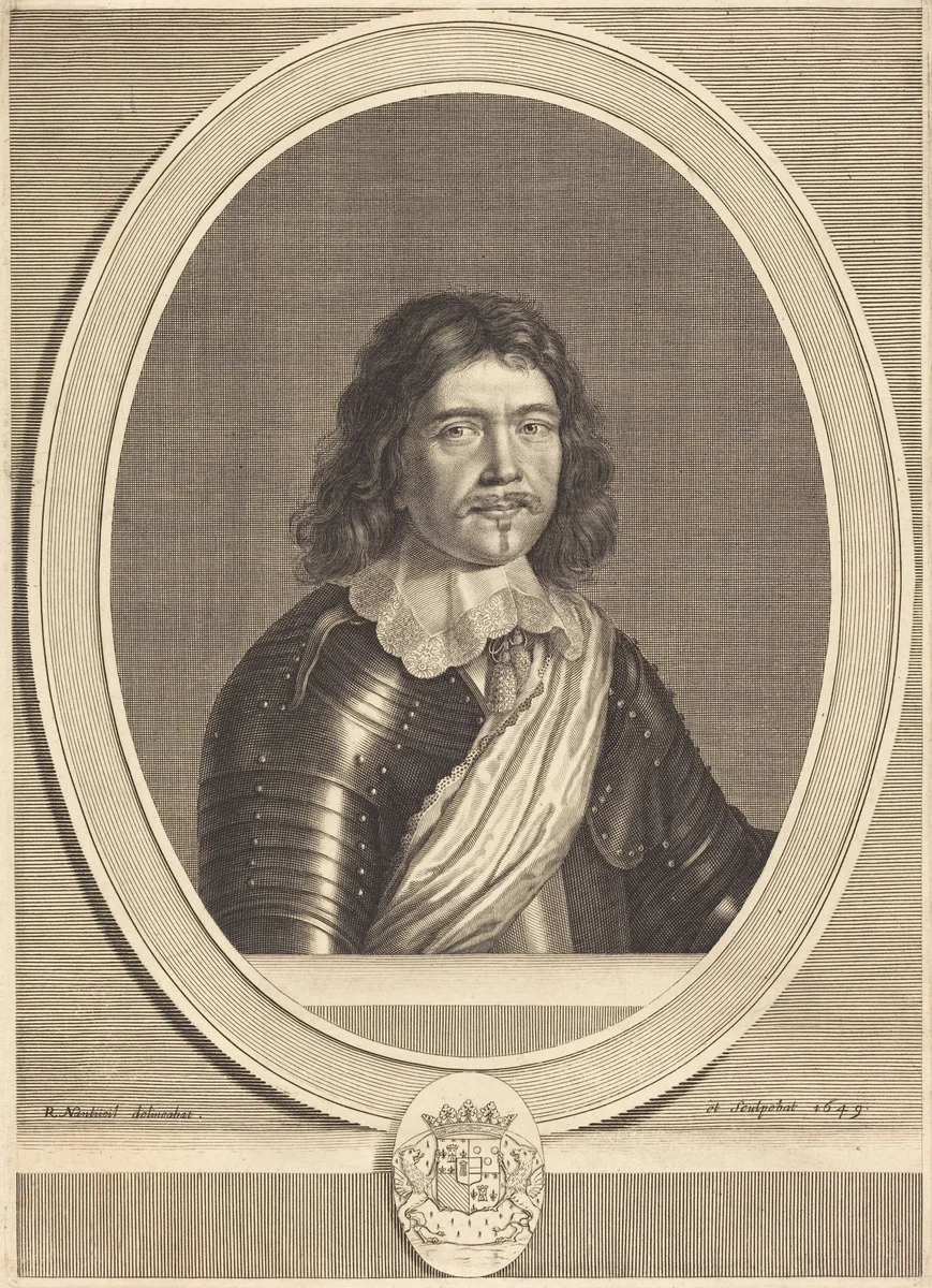 Frederic-Maurice, Duc de Bouillon by Robert Nanteuil, print, 1623-1678