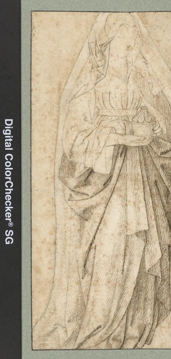 Maria Magdalena by anonymous, drawing, 1440-1485