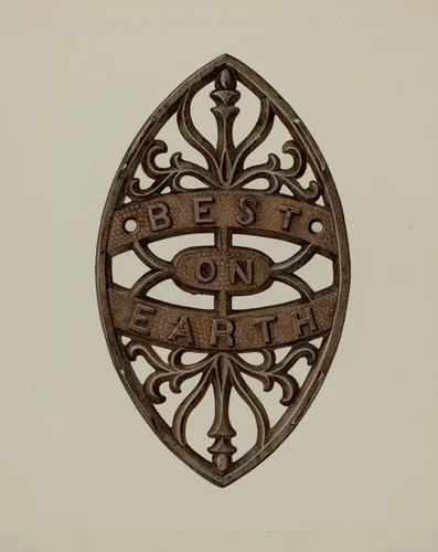 Trivet by Albert Rudin, index of american design, 1939