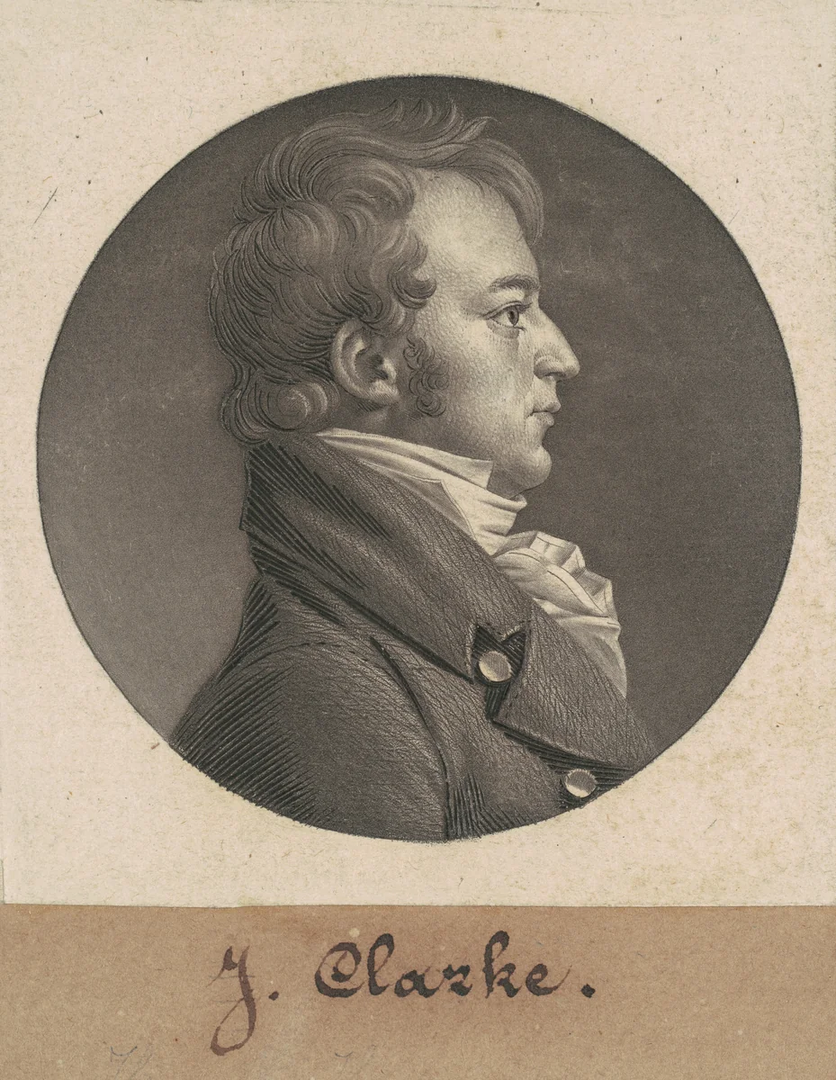 Thomas Weston Thompson by Charles B. J. Févret de Saint-Mémin, print, 1805-1807