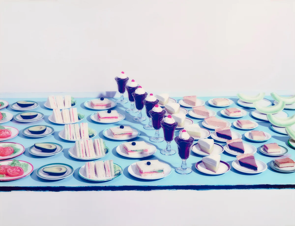 Salads, Sandwiches, and Dessert by Sharon Core, photograph, 2003