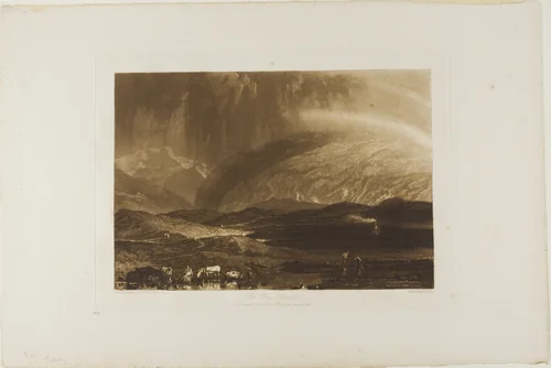 Peat Bog, Scotland, plate 45 from Liber Studiorum by Joseph Mallord William Turner, print, 1812