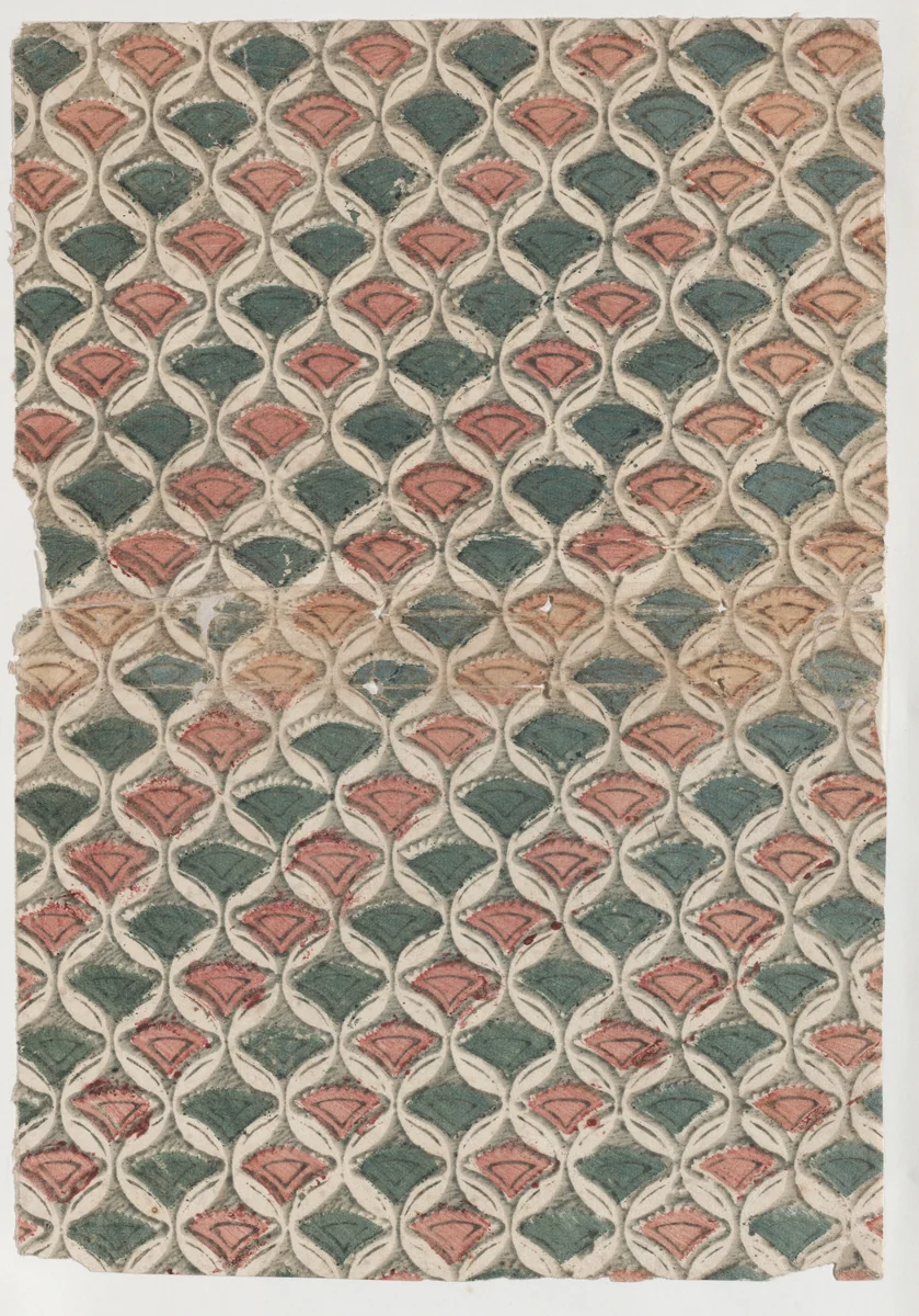 Book cover with overall circular design by anonymous, print, 1800-1900