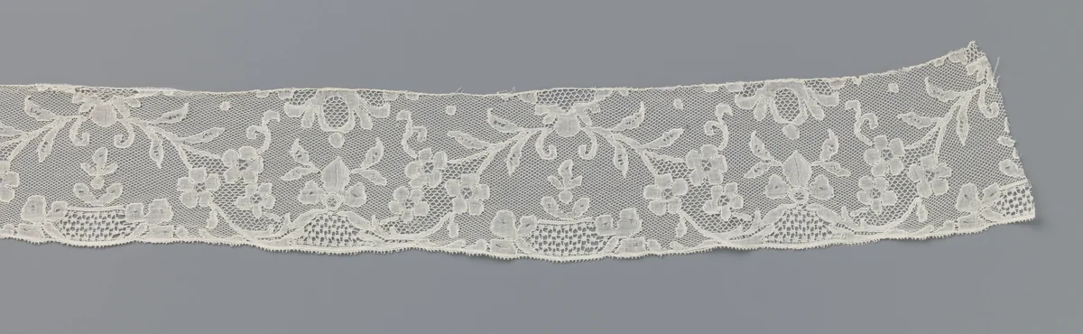 Strook kloskant zogenaamde pottekant by anonymous, other, 1890-1910