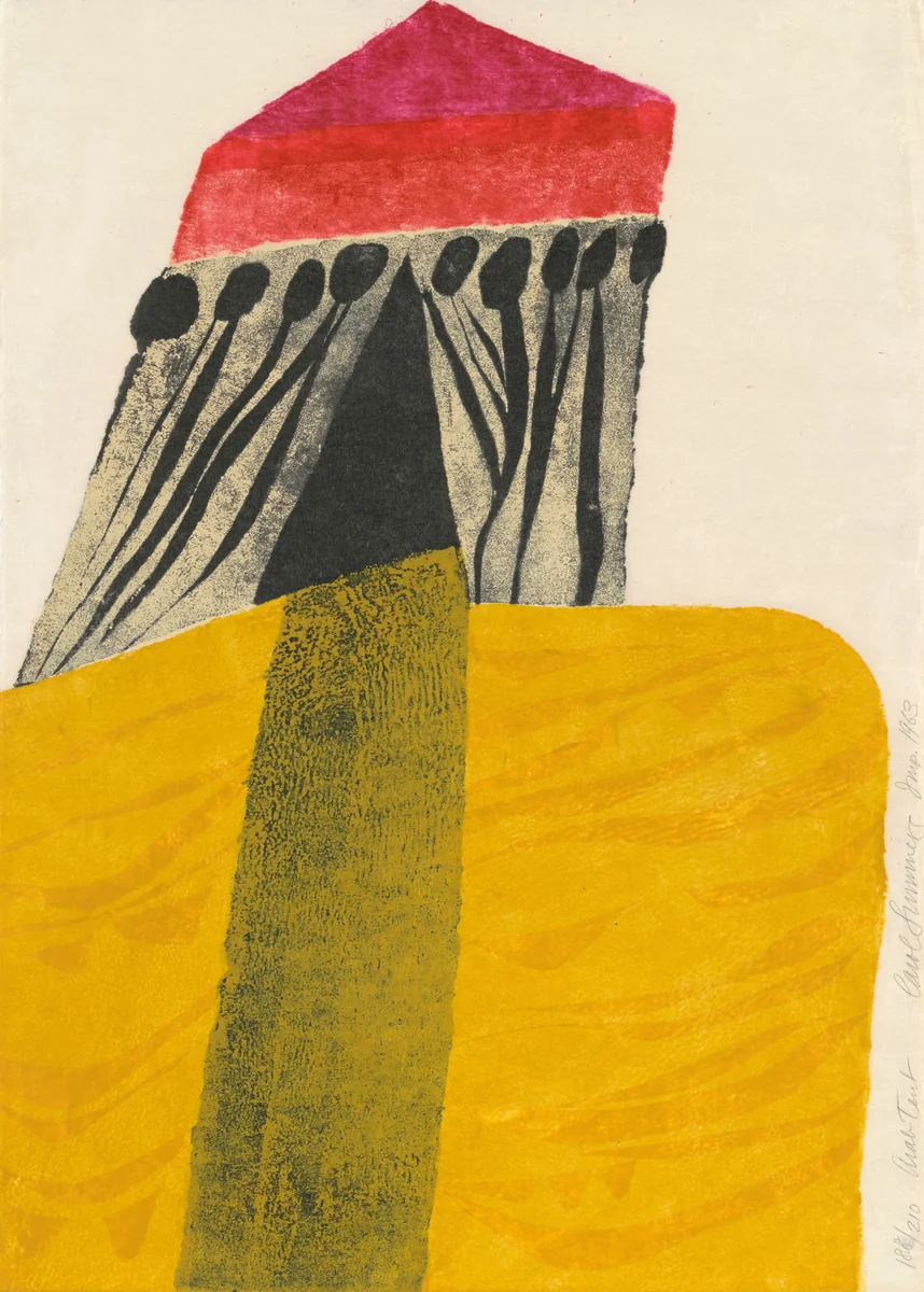 Arab Tent by Carol Summers, print, 1963